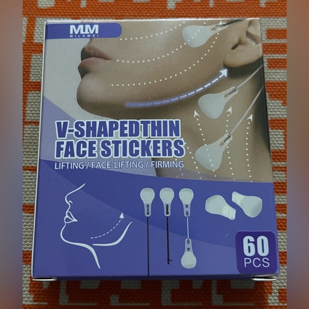 MILEMEI V-Shaped Thin Face Stickers - 60 PCS